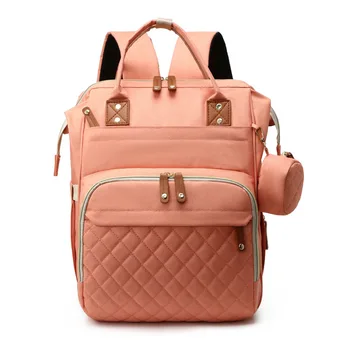 Жена раница USB-дизайн, чанта за майката, Чанта за пелени, по-голям Капацитет, Влажна и чанта за бременни, Водоустойчива чанта за бременни