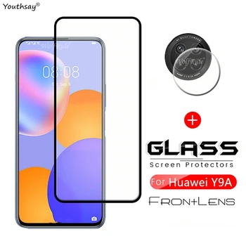 За Huawei Y9A Стъклена Защитно фолио за екран за Huawei Y9A Y9S Y5P Y6P Y8P Honor 9А 9В 9S Стъклена Филм от закалено Стъкло за Huawei Y9A