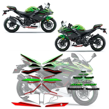 За Kawasaki NINJA400 ninja 400 2018-2023 2018 2019 2020 2023 Аксесоари за мотоциклети Ninja Стикер на обтекател на Целия комплект автомобилни стикери