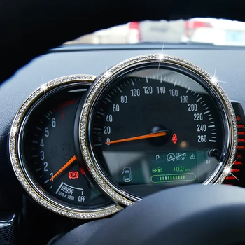 За MINI Cooper S F54F55F56 F57 F60 Декоративно Пръстен на Арматурното Табло на Автомобила Разход на Измерител на Промяната на Стикера на аксесоари за украса
