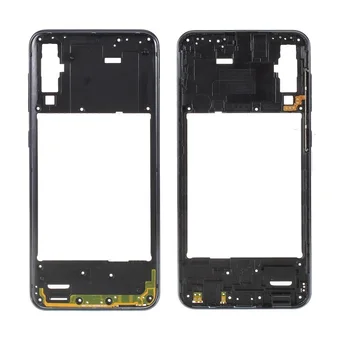 За Samsung Galaxy A50 SM-A505 черен на цвят, а задната рамка на корпуса, средно на кутията