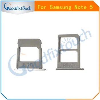 За Samsung Note 5 Двойни тава за една Sim-карти, титуляр на слота за СИМ-карта, дубликат част