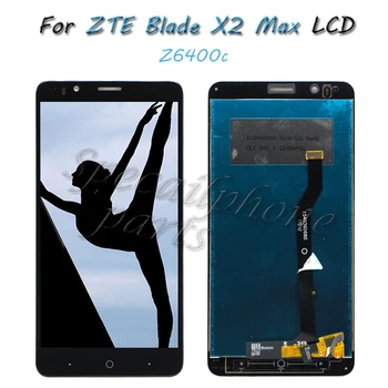 За ZTE Z6400C Blade X2 Max Подмяна на LCD сензорен дисплей и цифров преобразувател в събирането на 100% Тестван