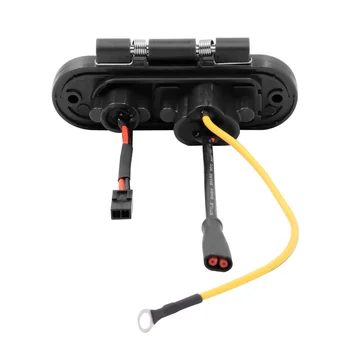 Зарядно устройство ще захранване на база за електрически скутер Ninebot MAX G30 KickScooter с вход за зарядно устройство с гумена подложка за Събиране и запчастями