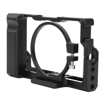 Защитна рамка за камера от алуминиева сплав, с прикрепен за студено башмака за Sony RX100 M1 M2 M3 M4 M5 M6 M7