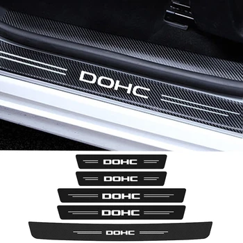 Защитни Етикети на Прага на Автомобилни врати с Логото на Honda DOHC 2014 2015 2017 2018 2019 2020 2021 Защитни Стикери на Багажника