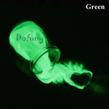 Зелен Цветен Фотолюминесцентный Прах, Светлинен Люминофорный Пигмент За 