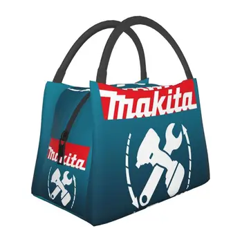 Изработена по поръчка чанта за обяд Makitas, мъжки и дамски чанти-хладилник, топло изолирани обяд-апарати за работа, на пикник или при пътуване