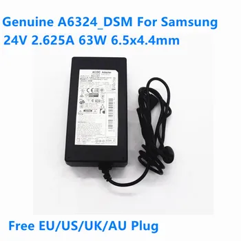 Истински 24V 2.625 A 63W A6324_DSM захранващ Адаптер за променлив Ток За Samsung HW-J450 HW-H7501 HW-H751 HW-си k550/ZC Зарядно Устройство За звуков панел