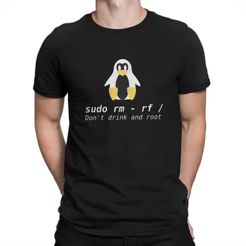 Кали Linux Root Programmer Програмиране Компютърен Код Съм Drink And Root Забавна Тениска Homme Мъжки тениски Blusas Тениска За Мъже