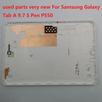 Капак на Отделението за батерията На Samsung Galaxy Tab A 9.7 S Pen P550 Задната Капачка на Капака на Отделението за батерията Корпус на Резервни части за бяла