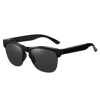 Класически реколта поляризирани слънчеви очила класически дамски слънчеви очила в полукръгла рамки мъжки маркови дизайнерски vintage слънчеви очила в полукръгла рамки с нитове 2023