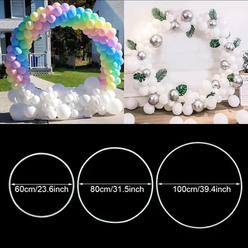 Комплект арка с въздушно топка от 60-180 см, рамка, украса за партита честит рожден Ден, детска сватба, рожден ден, колона с въздушно топка, поставка за детската душа