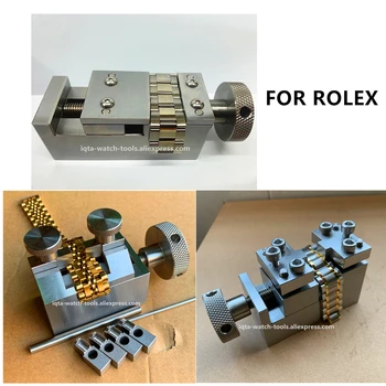 Комплект от 3 инструменти за ремонт на гривната за часа R Jublee/0yster, инструмент за демонтаж и монтаж на метална каишка за часовник
