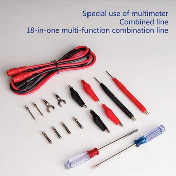 Комплект тестови кабели мултицет, цифрови мультиметрические кабели, набор от тестови кабели 1000, сонди