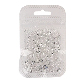 Кристални кристали за нокти Прозрачни нокти Скъпоценни камъни с различни размери, кристали и с остри облегалка, диаманти, скъпоценни камъни за нокти-арт