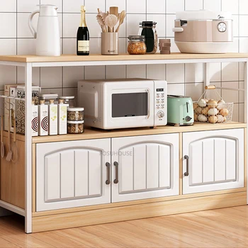 Кухненски шкаф от неръждаема стомана за мебели за дома, Кухненски шкафове, кухненски мултифункционален открит шкаф