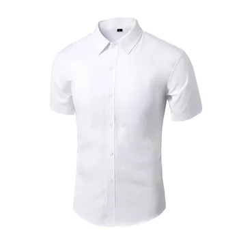 Летни мъжки ежедневни ризи с къс ръкав, размер САЩ XS-XL
