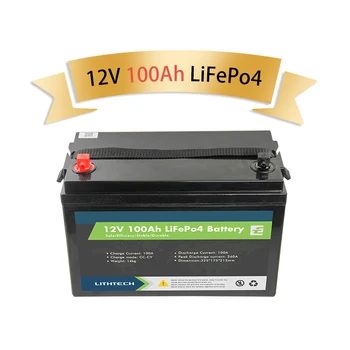 Литтехнология с дълъг срок на служба 12v 100ah на поръчка самостоятелни литиеви UPS на слънчевата енергия за домашно съхранение на енергия