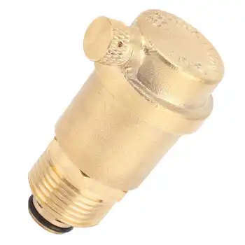 Месинг изпускателния клапан, огнеупорни клапан за изпускане на въздуха от висококачествен латунного материал за автоматична декомпресия