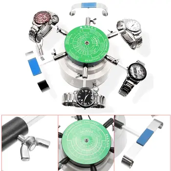 Механични часовници е от неръждаема стомана, автоматична разгъната, завой наляво надясно, инструменти за ремонт часа за 6 часа