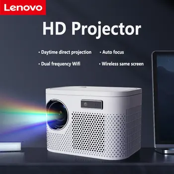 Мини 3D проектор Lenovo Портативен WiFi безжичен стенен прожекционен екран с ултра разделителна способност 1080p Двухчастотный