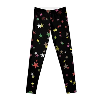 Многоцветен модел на Нощното небе, Звезди, гамаши, спортни гамаши, дамски спортни гамаши?Дамски панталони