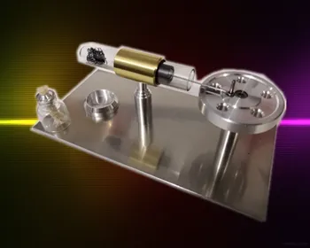 Модел на двигателя на Стърлинг външно горене микрогенератор подарък за рождения ден на парния двигател