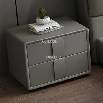 Модерен просто малък апартамент за съхранение шкаф с две чекмеджета хол малка странична масичка скандинавска къща на мебели нощно шкафче
