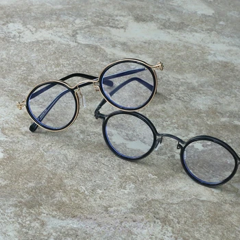 Модерна индивидуалност, кръгли стръмни слънчеви очила, Модерен мъжки дамски ретро Луксозни дизайнерски слънчеви очила с анти-синя светлина, Oculos De Sol UV400