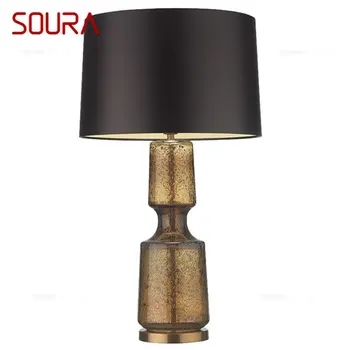 Модерна настолна лампа SOURA Simple Table Light LED за украса на дома спални