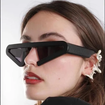 Модната марка дизайнер Y2K Триъгълни Дамски слънчеви очила За мъже Тенденция слънчеви очила Луксозни реколта пънк UV400 хип-хоп нюанси UV400