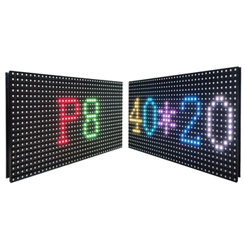 Модул LED етапа 40x20 пиксела P8mm SMD3535 на открито SMD; Панел блок на екрана; размер на модул: 320 mm*160 mm;; Режим на сканиране: сканиране 1/5