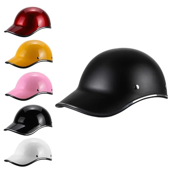 Мотоциклет шлем под Наем бейзболна шапка Каска Половината Шлем на Мъже, Жени, Възрастни Колоездене, шапки маркови мъжки шапки велосипеден шлем женски