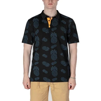 Мъжка риза за голф Sunday Swagger Polo, влагоотводящие риза за голф с къс ръкав, ежедневни бързосъхнеща тениска с принтом