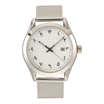Мъжки аналогов кварцов часовник с хронограф и дата, френски дизайн, арабска цифра, предлага директен доставка за жени