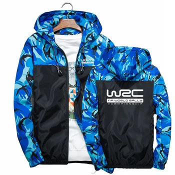 Мъжки ветровка с принтом от световния рали шампионат WRC, камуфляжные палто в стил мозайка, модни градинска яке, дрехи с високо качество
