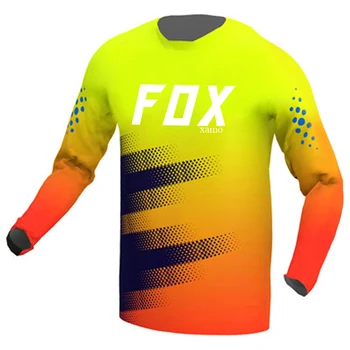Мъжки тениски за скоростно спускане, ризи за планински велосипеди, тениски за мотоциклети Офроуд DH, спортни облекла за мотокрос, дрехи за велосипед FOXxamo