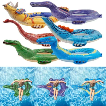 Надувное Пръстен за Плуване Dragon За Детски Кръгове За Плуване, Плаващ Пръстен За Басейна, Плажно Парти, Кръг За Плуване, Играчка За Басейн