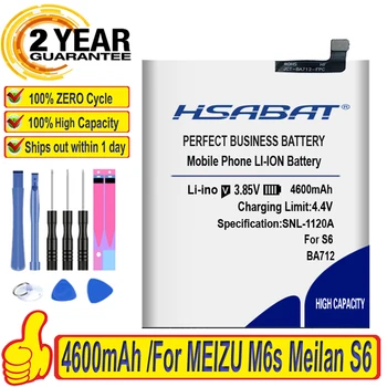 Най-добрата Марка, 100% нова Батерия BA712 капацитет от 4600 mah за MEIZU M6s Meilan S6 Mblu S6 M712H M712c, M712M, M712Q, M712Q-B