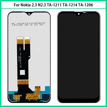 Нов 6,2 инча За Nokia 2.3 N2.3 TA-1211 TA-1214 TA-1206 TA-1209 LCD дисплей с тъчскрийн, панел, Дигитайзер, Монтаж, Подмяна на