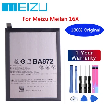 Нов Meizu 100% Оригинална Батерия BA872 За Meizu Meilan 16X M1872 M872H M872Q 3060 mah Телефон Високо Качество Bateria 