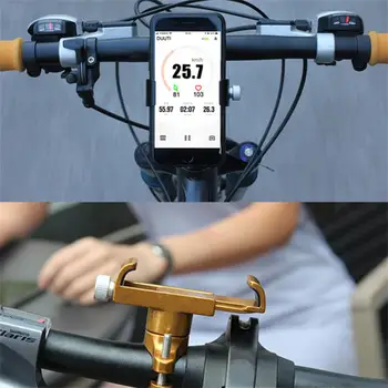 Нов Велосипеден държач за мобилен телефон от алуминиева сплав, електрически навигатор за мотоциклети, държач за мобилен телефон за конна езда, Противоударные фиксирани рафтове