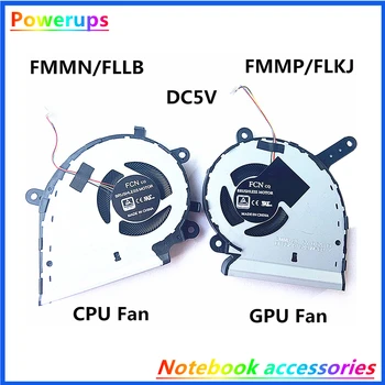 Нов Оригинален Вентилатор за Охлаждане на процесора/графичен процесор за лаптоп Asus ROG Strix G531 G531GT DFS5K12304363L-FLLB-FMMN DFS5K12115491M-FLKJ-FMMP DC5V