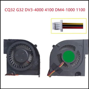 Нов вентилатор за охлаждане на процесора на лаптопа, охладител за HP CQ32 G32 DV3-4000 4100 DM4-1000 1100