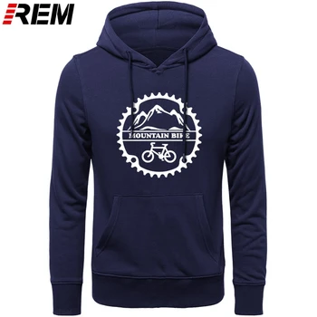 Нова мъжки готина тениска за планински колоездачи, ежедневни облекла cycles от памук кръгло деколте, качулки