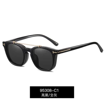 Нови модни сини слънчеви очила Taojing-208 с цип за 