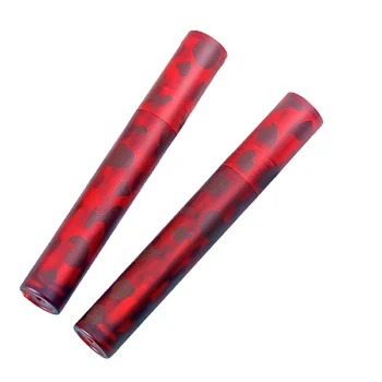 Ново записване, козметичен контейнер Frost Red обем 4 мл, празна пластмасова туба с блясък за устни, кръгли флакони за еднократна употреба, 30/50/100 парчета