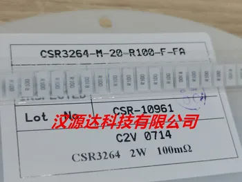 Оригинален Нов 100% резистор от сплав CSR3264-M-20-R100-F-FA SMD с бяла повърхност 2512-R100 0,1 R 2 W (макара индуктивност)