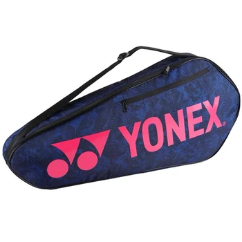 Оригинална тенис чанта серията на YONEX Team с отделение за обувки могат да се Настанят до 3 тенис ракета за жени и мъже, спортни сакове прост дизайн